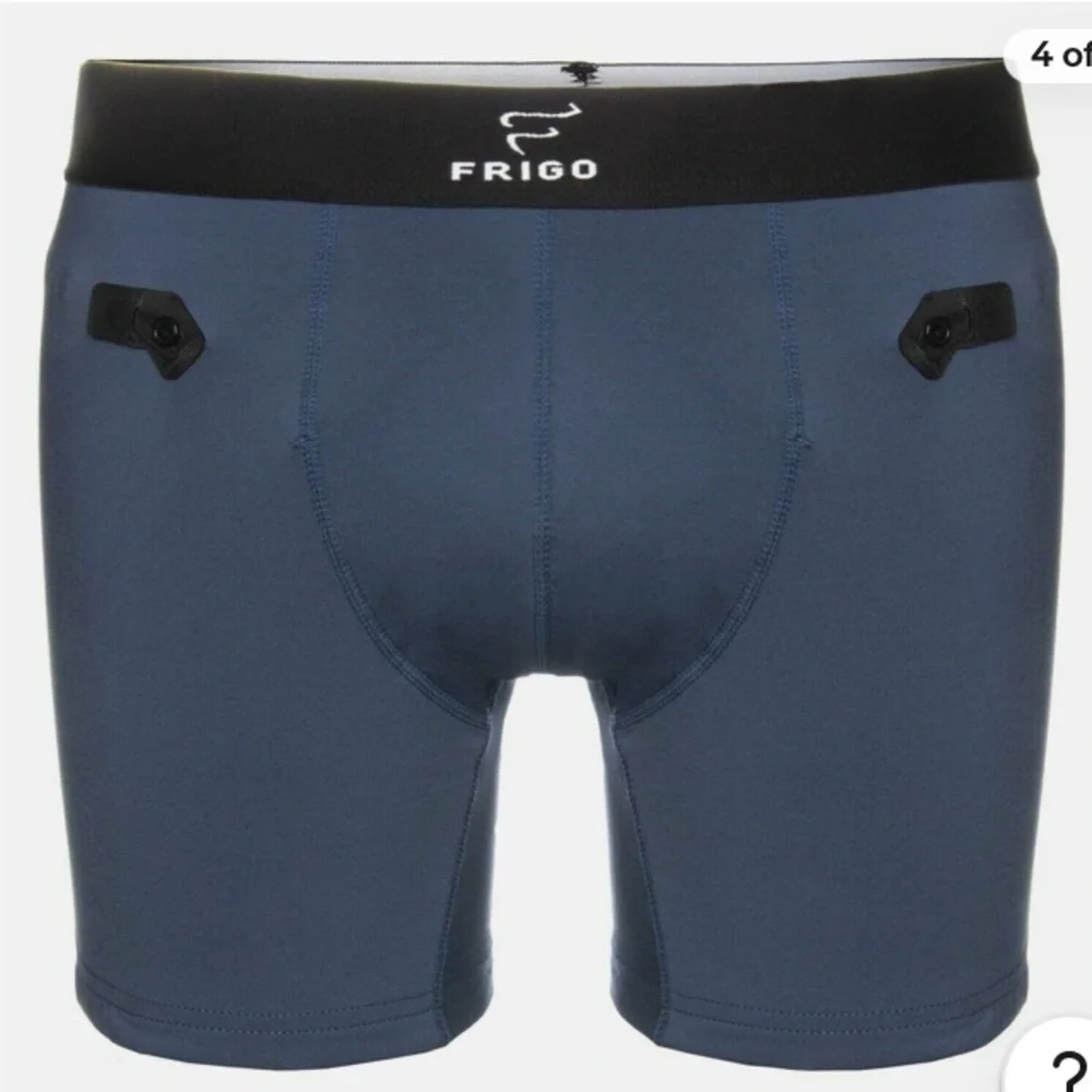 Frigo Men’s Briefs 3 Pair coolmax stretch collection trunks size Medium Blue NWT